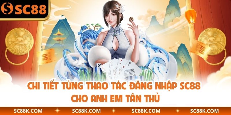 Chi tiết từng thao tác đăng nhập SC88 cho anh em tân thủ