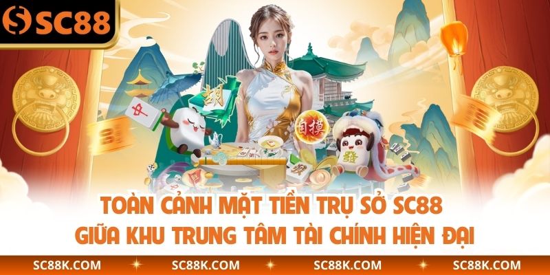 Toàn cảnh mặt tiền trụ sở SC88 giữa khu trung tâm tài chính hiện đại